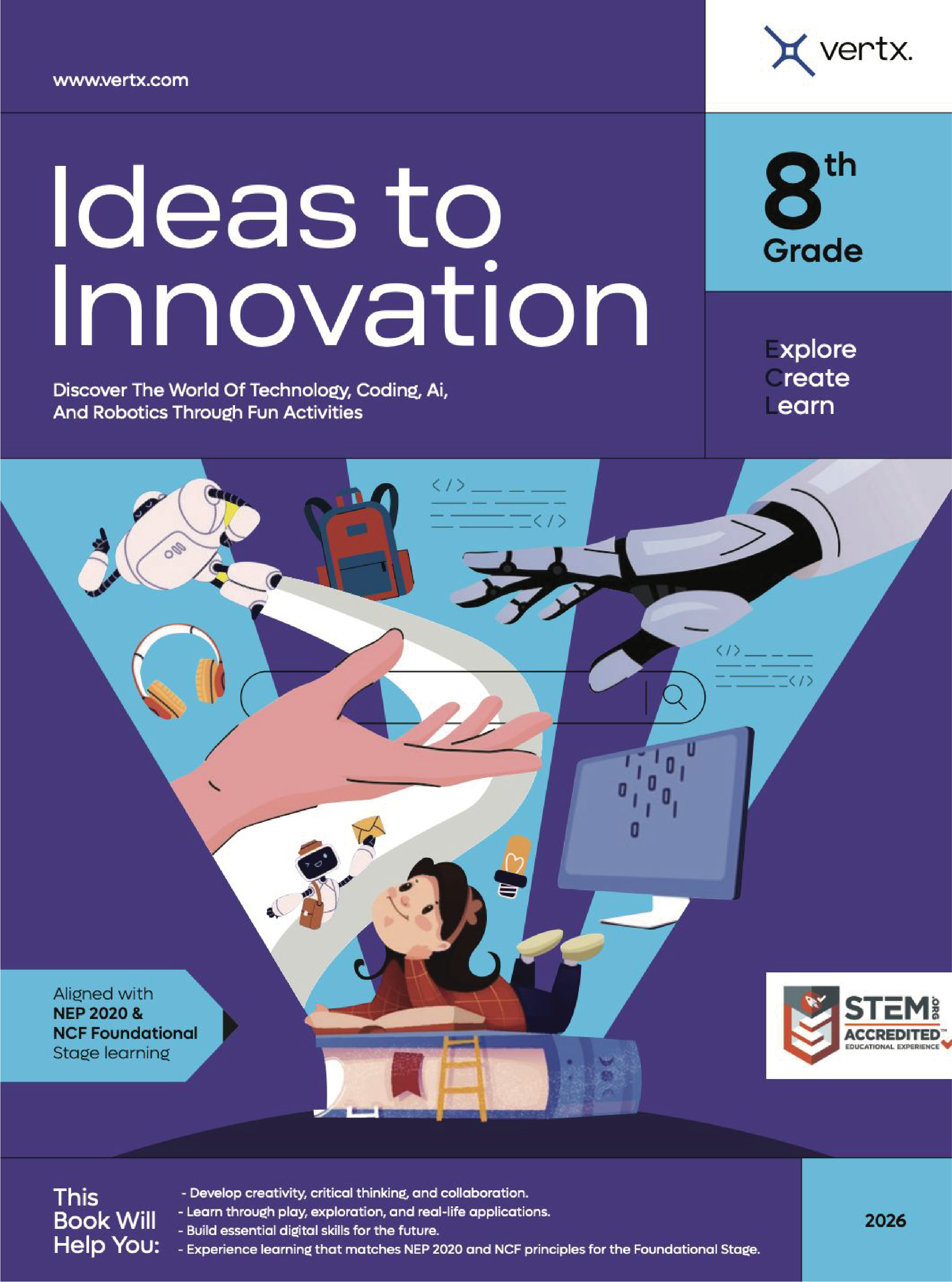 Ideas to Innovation – Grade 6 textbook cover